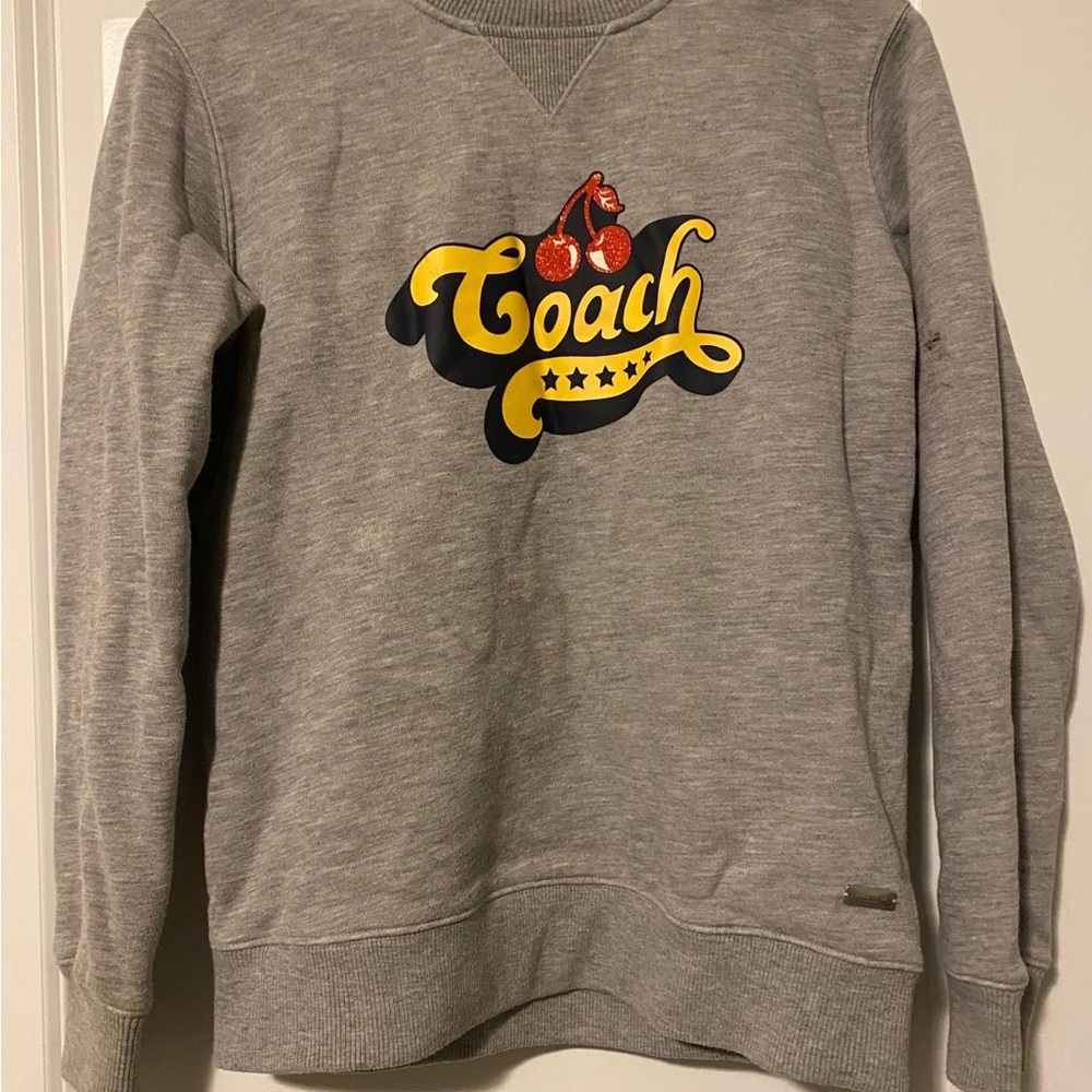 Coach Gray Sweater